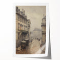 Historic Parisian Street Architecture Wall Art