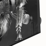 Close-up of a vibrant acrylic wall art piece featuring detailed illustrations of various insects and arachnids, including bees, set against a colorful background. Ideal for nature enthusiasts, this artwork adds a unique touch to any interior decor.