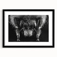 Framed wall art collection featuring a detailed design of bees and arachnids, set in a sleek black frame with a mat, ideal for nature enthusiasts and home decor.