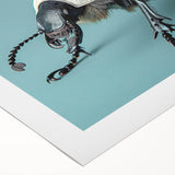 Colorful rolled canvas featuring a detailed insect and arachnid beetle design, showcasing vibrant hues and intricate patterns, ideal for nature-themed decor.