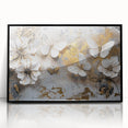 Framed black wall art featuring a butterfly design, showcasing vibrant colors and intricate insect details, ideal for nature lovers and modern decor.