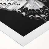 Vibrant rolled canvas art showcasing a detailed butterfly design, perfect for insect and arachnid enthusiasts, packaged securely for safe delivery.