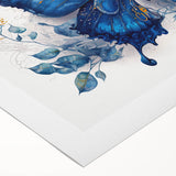 Vibrant rolled canvas wall art featuring a detailed butterfly design among colorful insects and arachnids, perfect for adding a unique touch to any space.