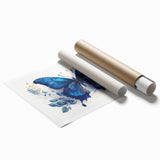 Colorful butterfly wall art design featuring intricate insect and arachnid patterns, ideal for nature-themed decor. Printed on high-quality material for vibrant display.