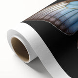 Colorful rolled canvas wall art showcasing a butterfly design, part of an insect and arachnid collection, ideal for nature-themed decor. Perfect for adding vibrant aesthetics to any room.