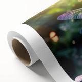 Colorful rolled canvas showcasing a detailed dragonfly design, ideal for nature-themed decor. Perfectly packaged in a protective cardboard tube for safe delivery.