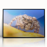 Framed wall art collection showcasing detailed insect and arachnid spider designs in a sleek black frame, perfect for enhancing modern decor.