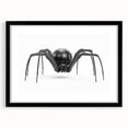 Black-framed wall art showcasing a detailed insect and arachnid spider design, perfect for nature lovers and modern decor enthusiasts. This stylish piece adds an elegant touch to any room.