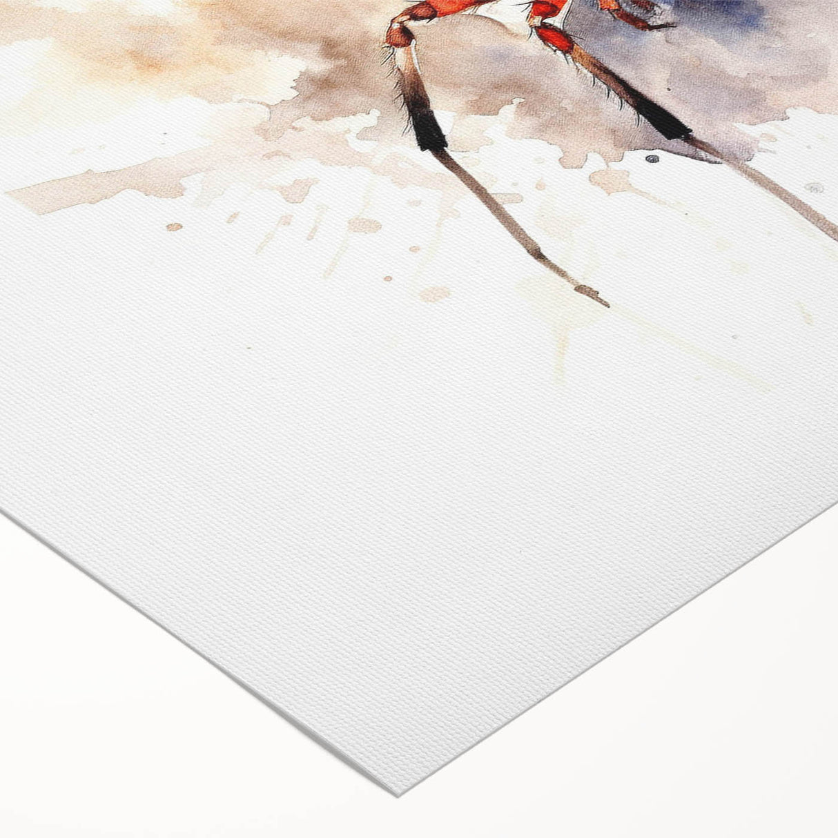 Stylish rolled canvas showcasing a unique insect and arachnid spider design, perfect for nature-themed decor, featuring intricate details and vibrant colors. Ideal for art enthusiasts and collectors looking to enhance their living space with a captivating wall art collection.