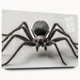 Acrylic wall art display showcasing a detailed insect and arachnid spider design, arranged in a side view with decorative pins. The vibrant colors and intricate patterns enhance any modern decor.