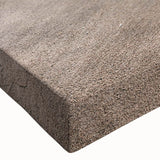 Close-up of a stretched canvas displaying a vibrant beach landscape design, showcasing rich colors and intricate details, perfect for enhancing home decor.