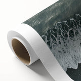 Vibrant rolled canvas wall art showcasing a stunning beach landscape with turquoise waters and golden sands, perfect for coastal-themed décor and relaxation.