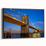 Framed canvas wall art showcasing a stunning landscape bridge design, featuring vibrant colors and intricate details, perfect for enhancing modern home decor.