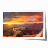 Stunning rolled print showcasing a vibrant canyon landscape with rich colors and intricate details, perfect for home decor and artistic enhancement. Ideal for nature lovers and interior design enthusiasts.