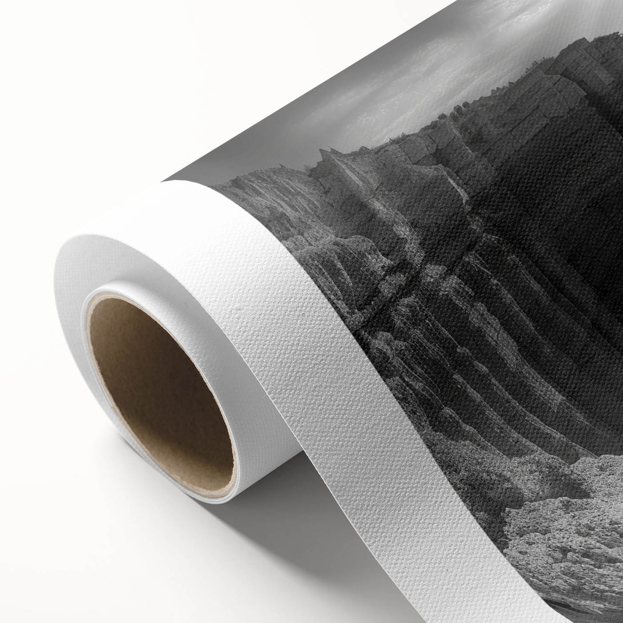 Vibrant rolled canvas artwork showcasing a stunning canyon landscape design, featuring rich earthy tones and intricate details, perfect for enhancing any home decor.