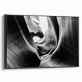Framed canvas wall art showcasing a stunning canyon landscape design, featuring rich earthy tones and intricate details, perfect for enhancing home decor.