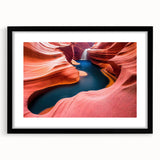 Framed black wall art featuring stunning canyon landscapes, showcasing vibrant colors and intricate details, perfect for enhancing modern home decor.