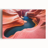Stretched canvas wall art collection showcasing vibrant canyon landscapes with rich colors and intricate details, ideal for modern home decor.