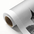 Rolled canvas showcasing a stunning landscape design featuring a majestic castle surrounded by lush greenery, ideal for home decor and artistic display.