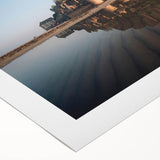 Rolled canvas art depicting a stunning landscape of a medieval castle surrounded by lush greenery, showcasing vibrant colors and intricate details, ideal for home decor.