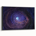Framed wall art collection showcasing an abstract landscape design, featuring earthy tones and a sleek black frame, ideal for modern decor.
