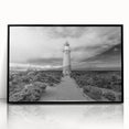 Framed acrylic wall art featuring a stunning landscape of cliffs, showcasing vibrant colors and intricate details, perfect for enhancing modern home decor.