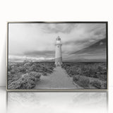 Framed acrylic wall art featuring a vibrant landscape of cliffs, showcasing rich colors and intricate details, designed to enhance modern home decor.
