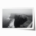 Stunning rolled print of a dramatic cliff landscape in vibrant colors, perfect for home decor, showcasing natural beauty and depth in the artwork.