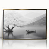 Framed wall art featuring a picturesque countryside landscape design with vibrant colors and a gold frame, ideal for home decor and enhancing interior aesthetics.