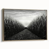 Framed canvas wall art showcasing a picturesque countryside landscape design, featuring vibrant colors and detailed textures, set in an elegant gold frame. Perfect for home decor enthusiasts seeking to enhance their living space with nature-inspired art.