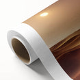 Colorful rolled canvas showcasing a vibrant desert landscape design, featuring warm hues of orange and yellow, ideal for home decor or art enthusiasts.