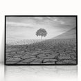 Framed acrylic wall art featuring a vibrant desert landscape design, showcasing rich colors and intricate details, ideal for modern home decor.