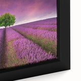 Framed wall art featuring a close-up of a vibrant landscape design with lush green fields and rolling hills, perfect for home decor. Ideal for nature enthusiasts seeking to enhance living spaces with artistic flair.