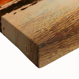 Close-up of a vibrant geyser landscape wall art design on stretched canvas, showcasing intricate details and vivid colors, ideal for home decor.