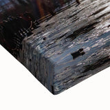 Close-up of a vibrant geyser design in a stretched canvas wall art collection, showcasing intricate colors and textures, ideal for modern home decor.