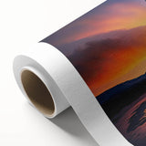 Vibrant rolled canvas depicting a stunning geyser landscape design, showcasing rich colors and intricate details, ideal for enhancing home decor. Packaged securely in a durable tube.