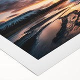 Vibrant rolled canvas showcasing a stunning geyser landscape design, perfect for home décor. The artwork features rich colors and intricate details, elegantly packaged in a protective tube. Ideal for adding a touch of nature-inspired beauty to any room.