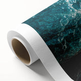 Stunning rolled canvas wall art showcasing a majestic glacier landscape design, featuring cool blue tones and intricate details, perfect for modern home decor.