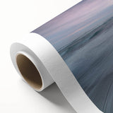 Vibrant rolled canvas wall art showcasing a stunning glacier landscape design, featuring icy blues and whites, ideal for enhancing modern home decor.