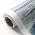 Stunning rolled canvas wall art showcasing a vibrant glacier landscape design, featuring rich blues and whites, perfect for adding a serene touch to any space.