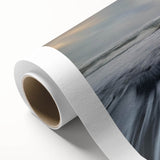 High-quality rolled canvas showcasing a stunning glacier landscape design in cool blue and white tones, ideal for modern home decor. Perfect for art enthusiasts.