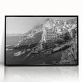 Framed acrylic wall art from the Landscapes Harbor Design 17 collection, showcasing a vibrant abstract scene with bold colors and modern aesthetics, perfect for home decor.