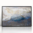 Framed wall art featuring a serene hot spring landscape design, showcasing vibrant colors and intricate details, perfect for enhancing home decor aesthetics.