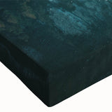 Close-up of a stretched canvas wall art piece depicting a serene landscape with a lake, vibrant colors, and intricate details, perfect for home decor enhancement.