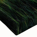 Close-up of a vibrant stretched canvas featuring a serene landscape of a marsh and swamp, showcasing rich greens and reflective water, perfect for nature lovers' home decor.