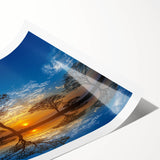 Vibrant marsh landscape wall art print showcasing lush greenery and tranquil water reflections, designed to complement modern home decor. Ideal for nature lovers.