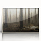 Framed wall art depicting a serene marsh landscape with vibrant greens and blues, featuring a silver-accented frame that enhances its natural beauty. Ideal for nature lovers seeking to add tranquility to their home decor.