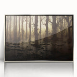 Framed wall art collection showcasing a serene marsh landscape with rich greens and blues, designed to enhance home decor with nature-inspired aesthetics.