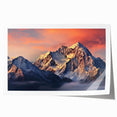Stunning wall art print featuring a serene mountain landscape design, showcasing vibrant colors and intricate details, perfect for home decor enthusiasts.