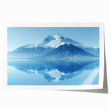 Stunning rolled print of a mountain landscape design, showcasing vibrant colors and intricate details, perfect for home decor and art enthusiasts.